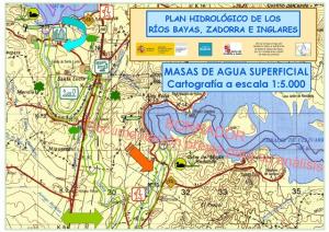 Cartografía Cuencas de los Ríos Bayas, Zadorra e Inglares